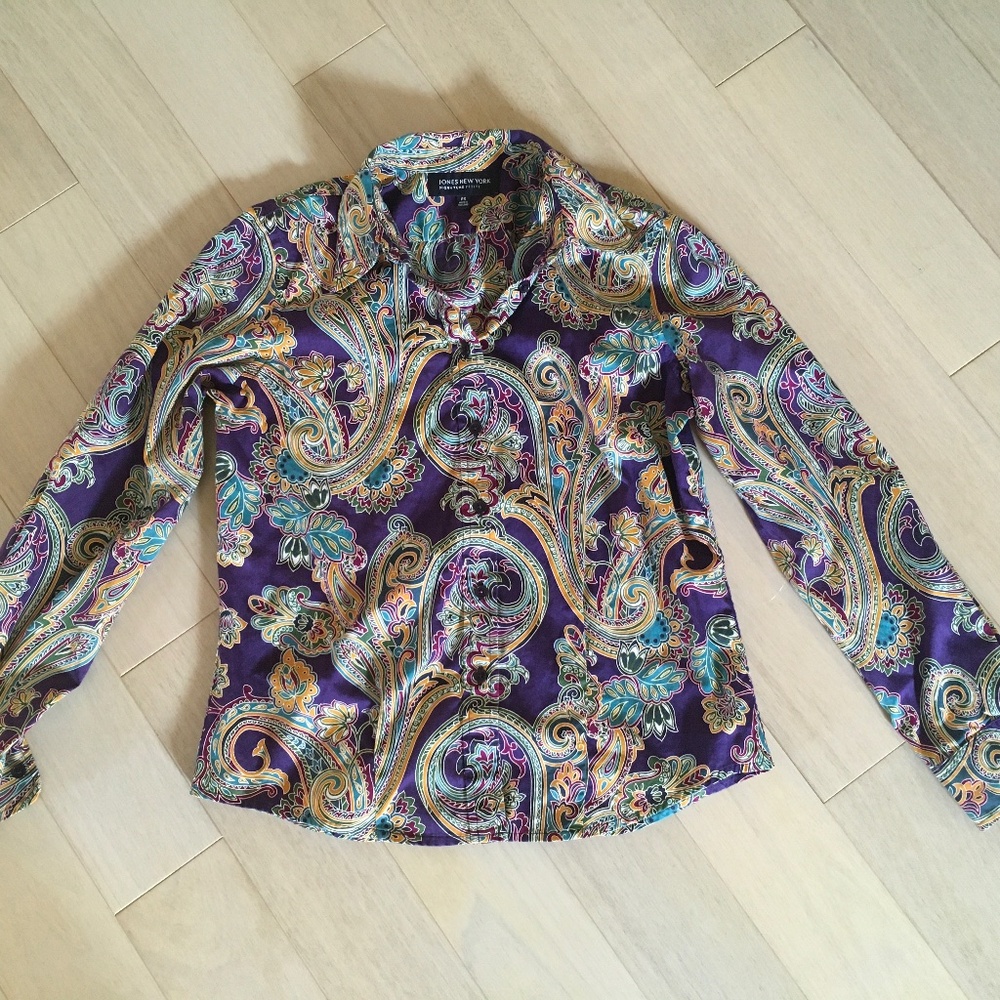 Jones New York paisley top
